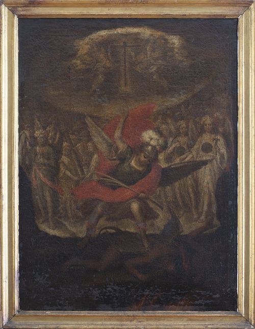 ESCUELA ESPAÑOLA, SIGLO XVIIISan Miguel arcángel