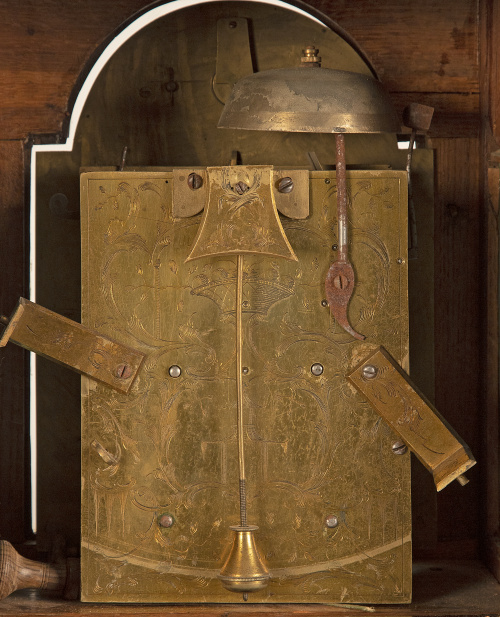 James Smith.Reloj bracket Jorge II con caja de madera de 