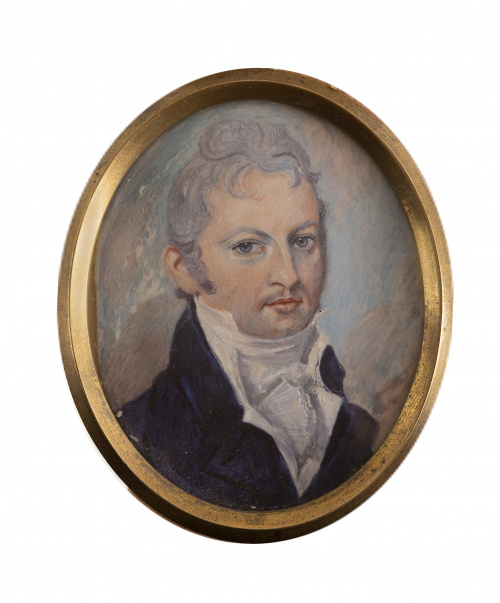 ESCUELA ESPAÑOLA, SIGLO XIXRetrato de caballero con levit