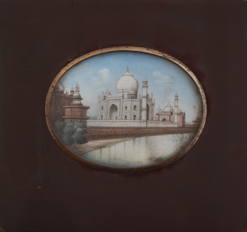 ESCUELA ANGLOINDIA, SIGLO XIXVista del Taj mahal