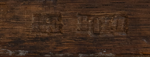 "Bureau á pente" de madera de palo de rosa, palo de violeta