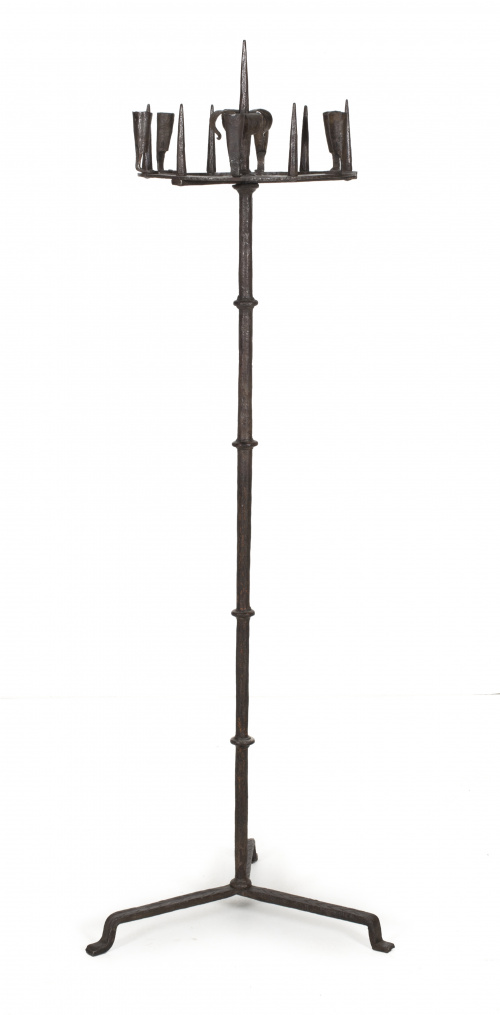 Hachero de hierro forjadoTrabajo español, S. XVI - XVII