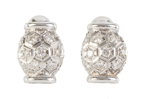 Pendientes de brillantes con diseño de farolillo con decora