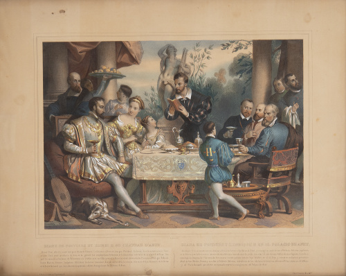 ESCUELA FRANCESA, SIGLO XIXDiana de Poitiers presentada a