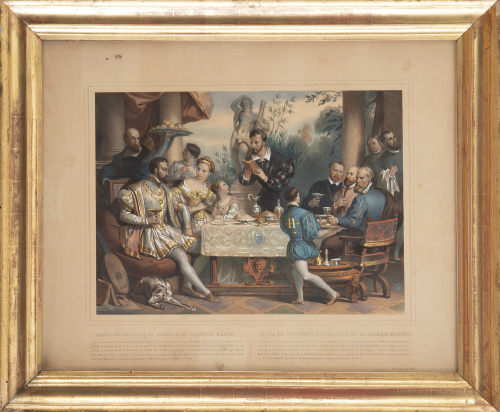 ESCUELA FRANCESA, SIGLO XIXDiana de Poitiers presentada a