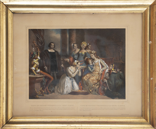 ESCUELA FRANCESA, SIGLO XIXDiana de Poitiers presentada a