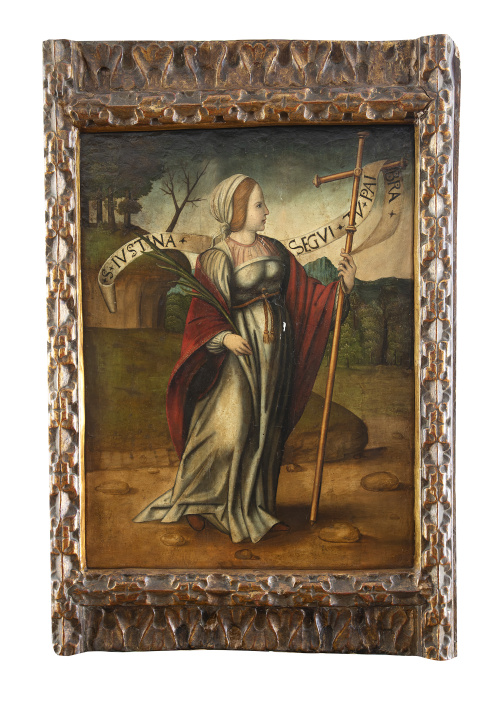 ESCUELA CASTELLANA, SIGLO XVISanta Justina