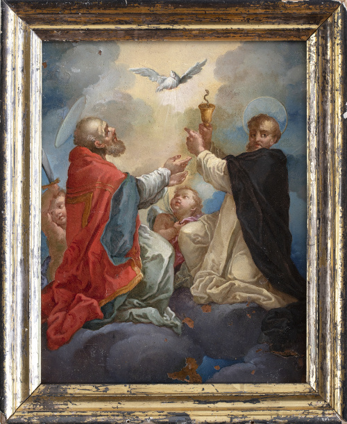 ESCUELA ESPAÑOLA, SIGLO XIXSan Luis Beltrán y San Pedro P