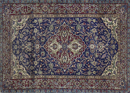 Antigua alfombra persa Tabriz