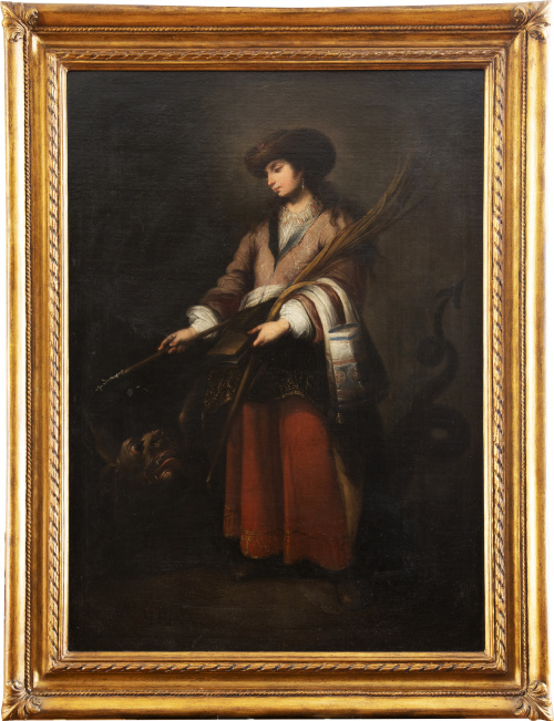 ESCUELA SEVILLANA, SIGLO XVIIISanta Margarita