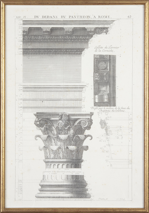 ANTOINE BABUTY DESGODETZ (1653-1728)Los edificios de la a