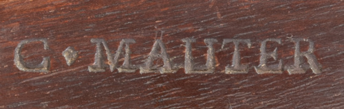 Conrad Mauter (Alemania 1742-1810)*.Bonheur-du-jour de bi