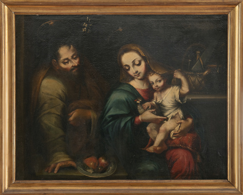 ANTONIO JURADO (Escuela española, h. 1700)Sagrada Familia