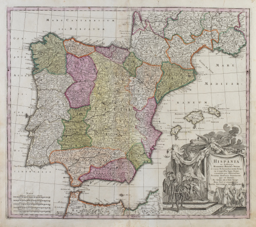 MATTHAEUS SEUTTER (1678-1756) y GUILLAUME DELISLE (1675-172