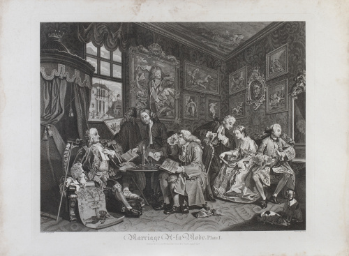 WILLIAM HOGARTH (Londres,1697-1764)"Marriage à la Mode"