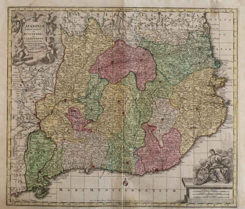 TOBIAS CONRAD LOTTER (1717-1777)"Catalonia: principatus e