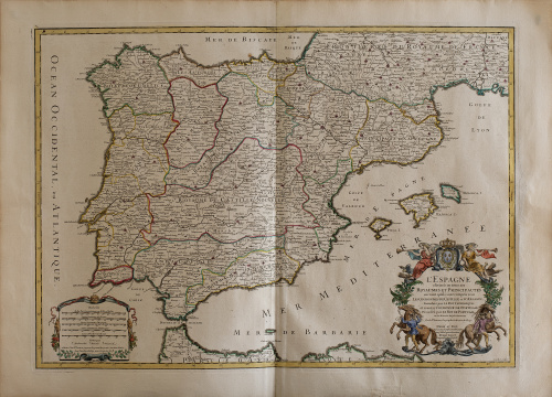 NICOLÁS SANSON (1600-1667) Y HUBERT JAILLOT (1632-1712)"L