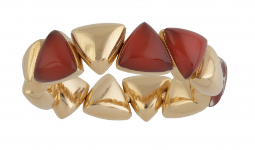 Elegante brazalete flexible VHERNIER modelo FRECCIA numerad