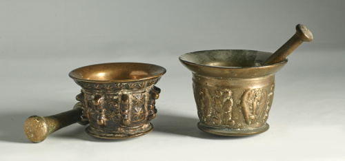 Mortero en bronce, S. XVII.