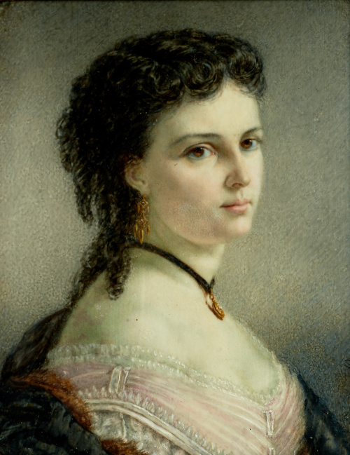 ESCUELA ESPAÑOLA SIGLO XIX.Retrato de dama.