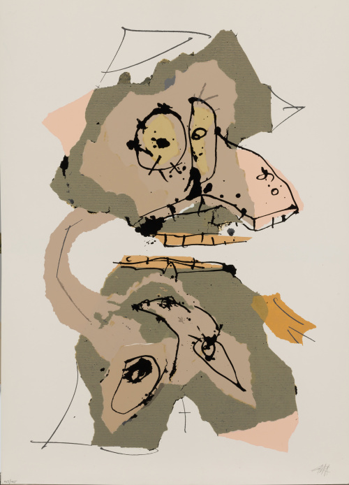 ANTONIO SAURA (Huesca, 1930 - Cuenca, 1998)“Aphorismen (pl