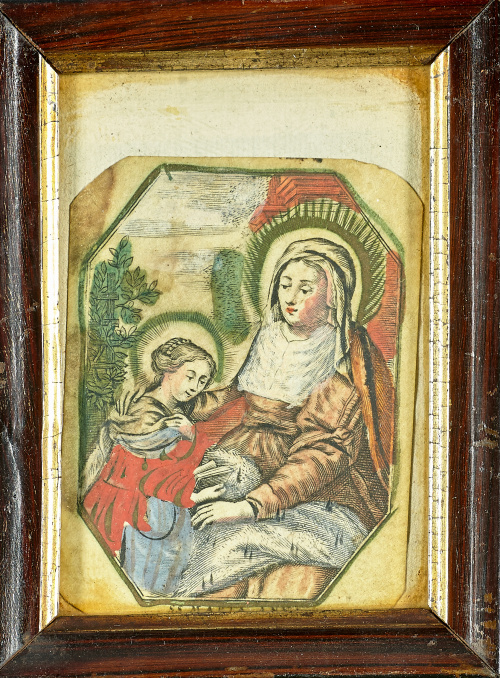 GASPAR HUBERTI (1619-1684)Educación de la Virgen