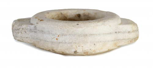 Pila de agua bendita de mármol blanco, S. XVIII - XIX