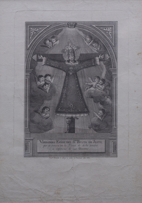 FRANCISCO MIRANDA (dib y grab)Cristo de San Bult