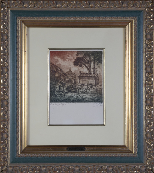 MANUEL CASTRO GIL (Lugo, 1891 - Madrid, 1963)Cuatro graba