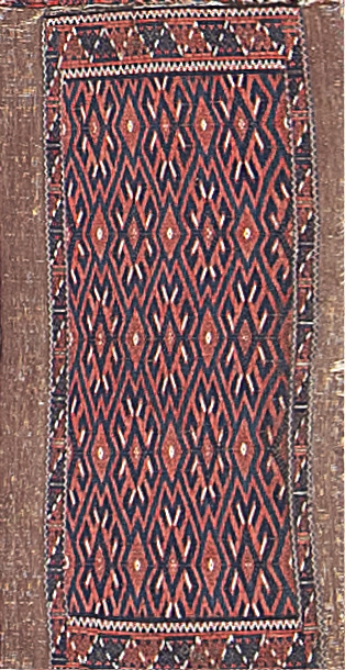 Antigua alfombra Yamut Suzani.ff. del S. XIX.