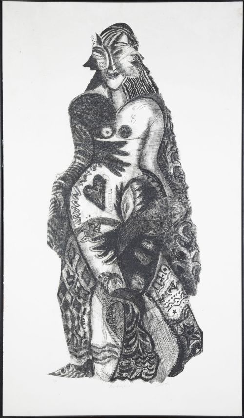 HERNÁN CUEVA (Quito, 1957)Andrógina, 1991