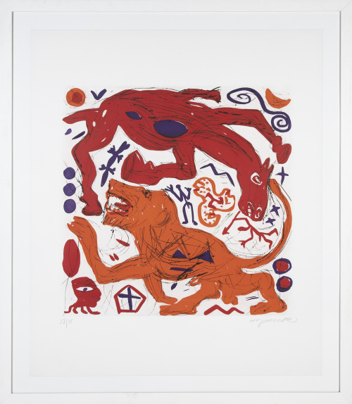 A.R. PENCK (Dresde, Alemania, 1939 - Zúrich, Suiza, 2017), 