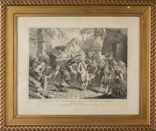 LOUISE DE SURUGUE DE SURGIS (1686- 1762)Arrivée des coméd