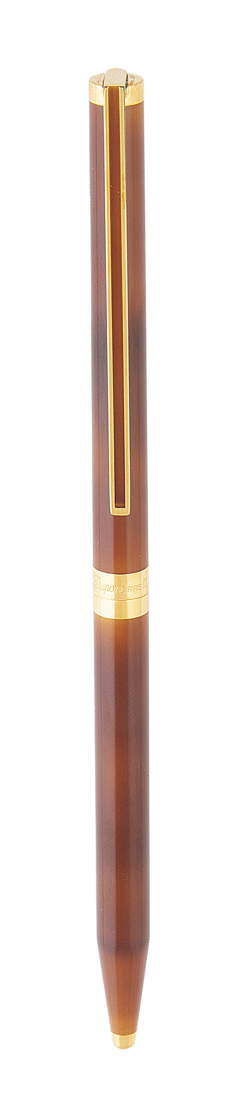 Bolígrafo Dupont Noblesse lacado en color marrón. 9FH58