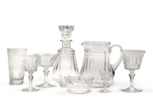 Cristalería transparente modelo "Balmoral".Baccarat, S. X