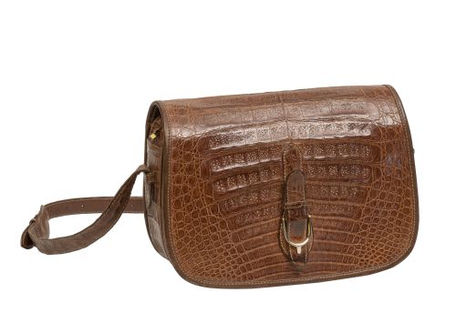 Bolso LOEWE, h. 1960-1965 en piel de cocodrilo
