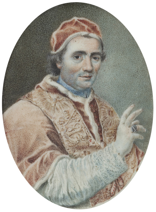 ESCUELA ROMANA, SIGLO XIXRetrato del Papa Clemente XIV be