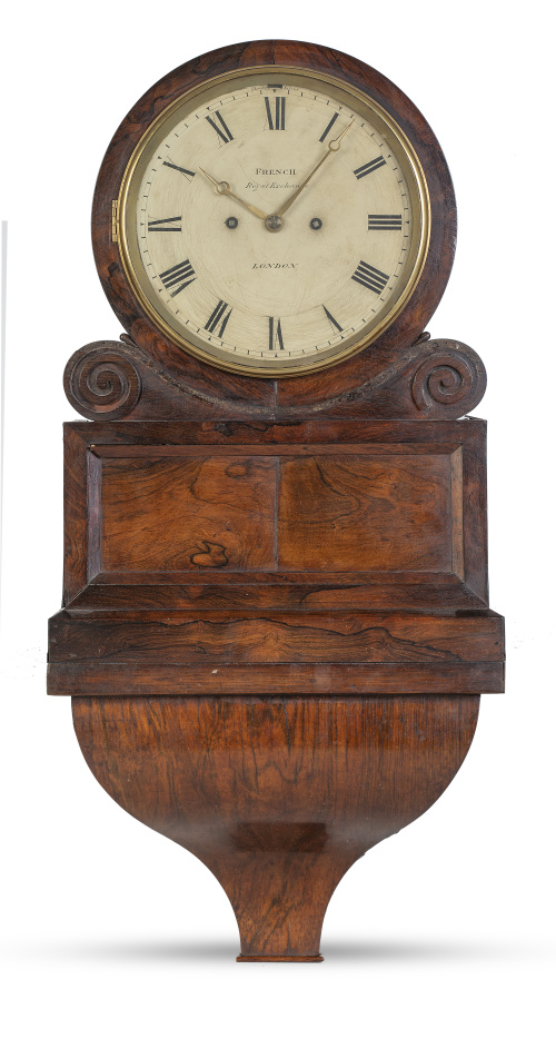 "French Royal Exchange London".Reloj de pared con ménsula