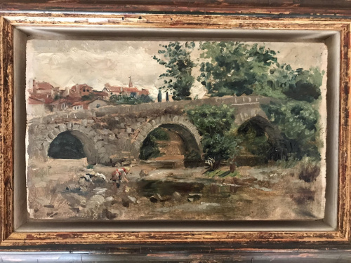 JOSÉ MARÍA FLORIT ARIZCUN (Madrid, 1866-1924)Apunte de pa