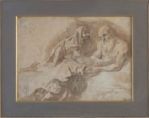ATRIBUIDO A LUCA GIORDANO (Nápoles, 1634- 1705)Isaac bend