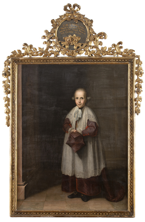 JOAQUÍN INZA (Ágreda, Soria, 1736-Madrid, 1811)Retrato de