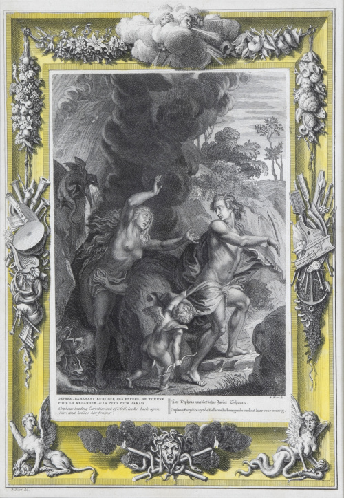 BERNARD PICART (1673-1733)Orfeo y Eurídice"Orphée, rame