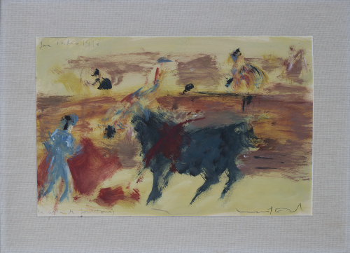 JAVIER MONTESOL (Barcelona, 1952)La cogida de José Tomás,