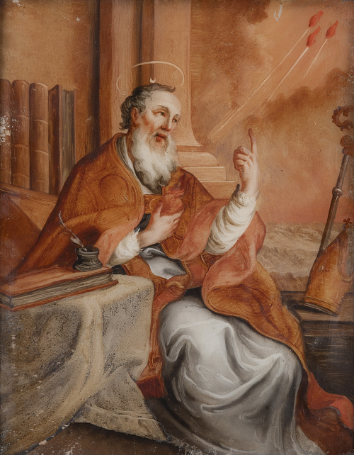 ESCUELA ESPAÑOLA, SIGLO XVIIISan Agustín