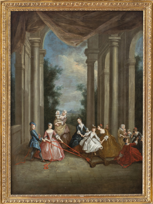 SEGUIDOR DE NICOLAS LANCRET (Escuela francesa, siglo XVIII)