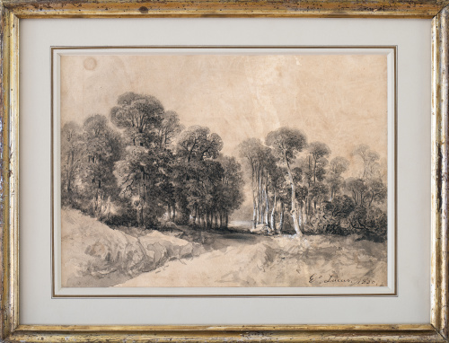 EUGENIO LUCAS VELÁZQUEZ (Madrid, 1817-1870)Paisaje con ár