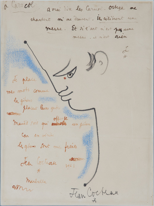 JEAN COCTEAU (Maisons-Laffitte, Francia, 1889 - Milly-la-Fo