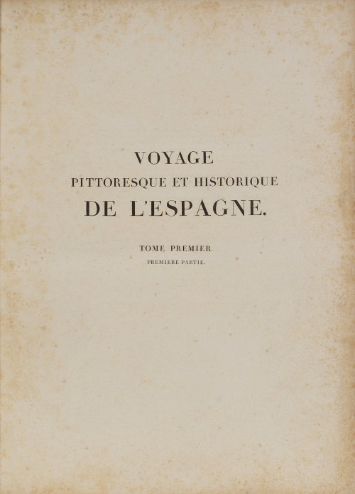 洋書 ANTIQUITES DE L'ESPAGNE ALEXANDRE LABORDE (1773 / 1842) 