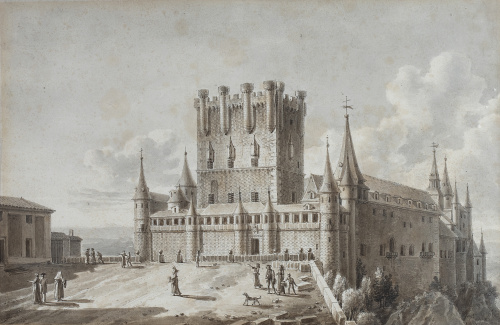 ANÓNIMO FRANCÉSEntrada del Alcázar de Segovia