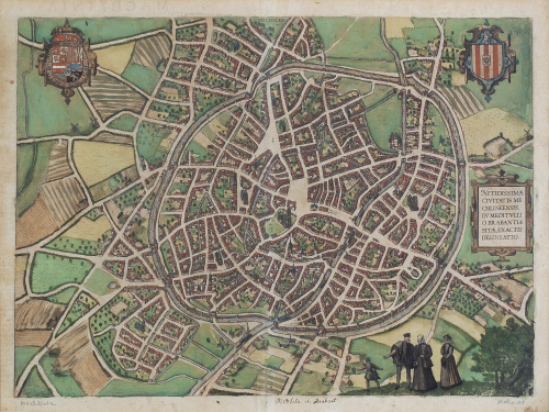GEORG BRAUN (1541-1622) y FRANS HOGENBERG (1535-1590)Mech
